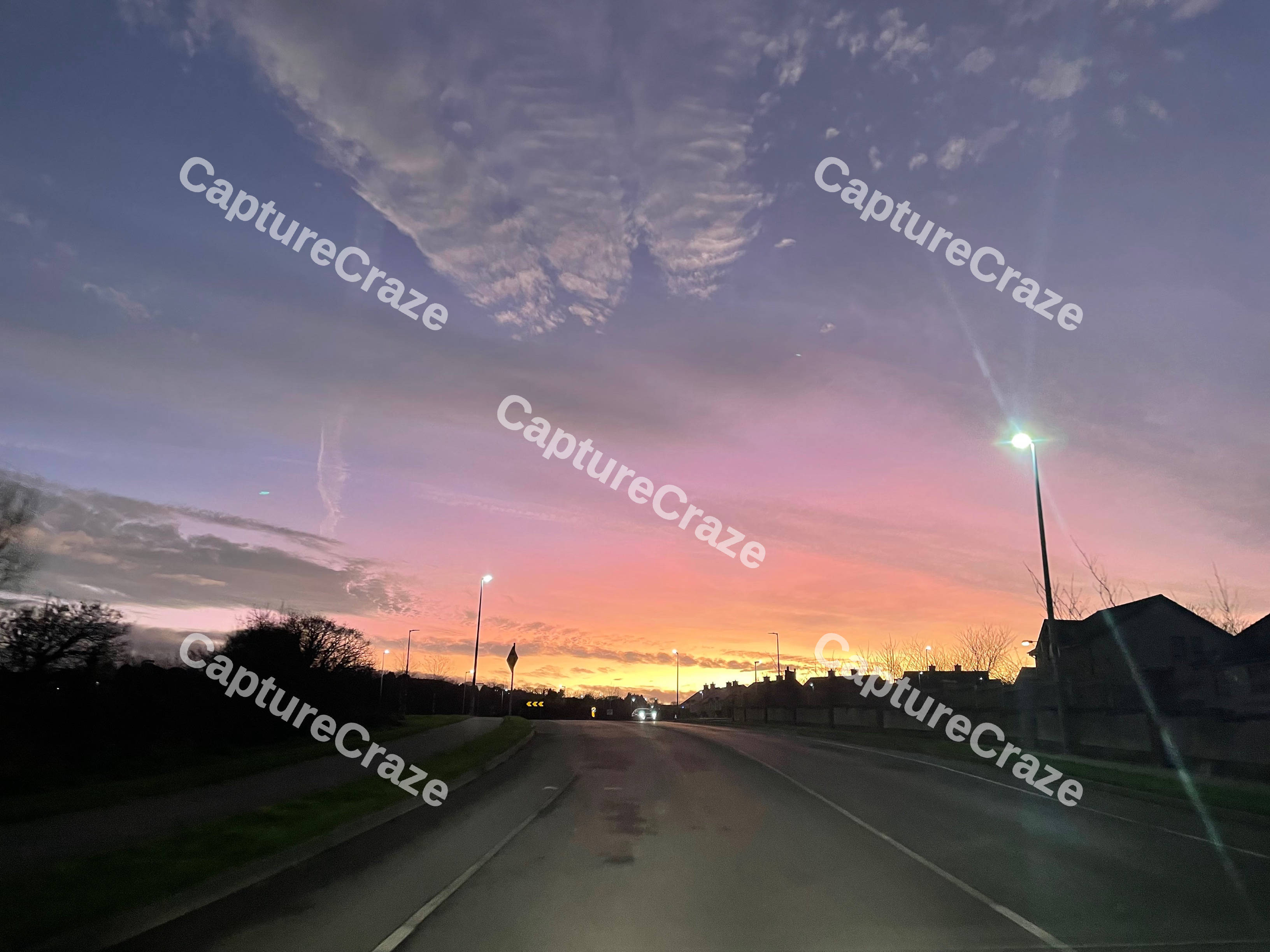 Pink sunset